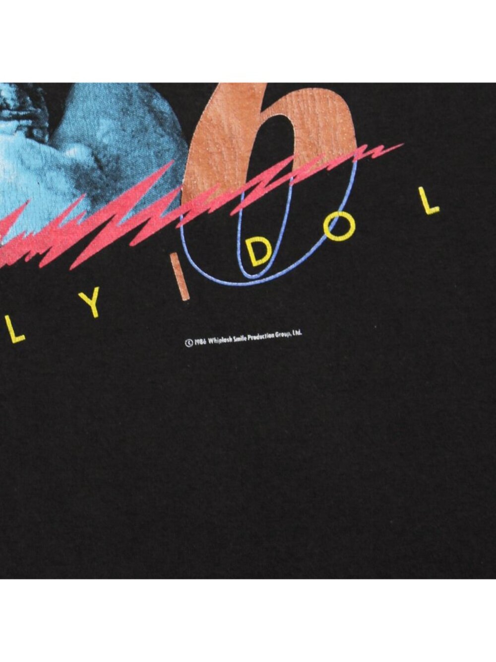1986 Billy Idol Whiplash Smile Tour Tee L - Picture 3 of 6